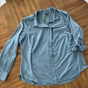 Women’s Eddie Bauer Blue Mesh Hiking Shirt